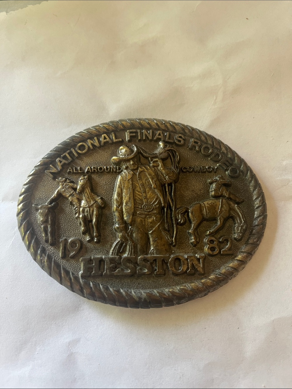 1982 Hesston NFR Buckle